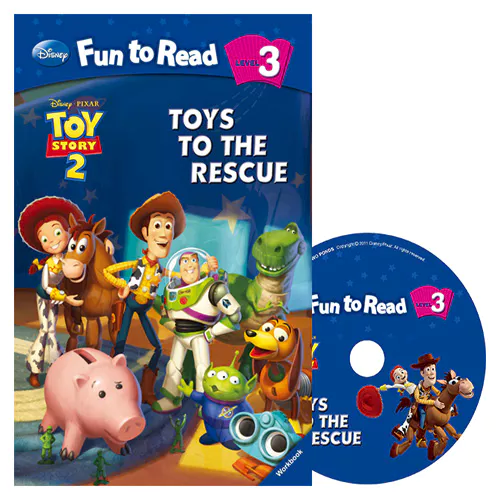 Disney Fun to Read, Learn to Read! 3-08 / Toy’s to the Rescue (Toy Story 2) Student&#039;s Book with Workbook &amp; Audio CD(1)