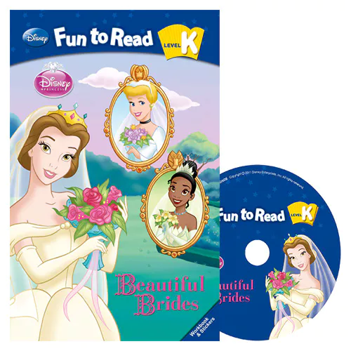 Disney Fun to Read, Learn to Read! K-07 / Beatiful Brides (Disney Princess) Student&#039;s Book with Workbook &amp; Audio CD(1)