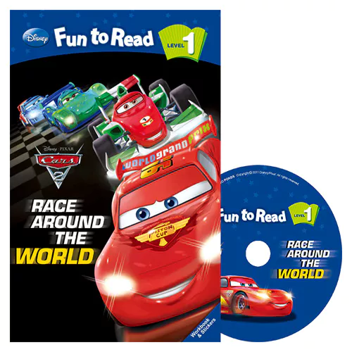 Disney Fun to Read, Learn to Read! 1-21 / Race around the World (Cars 2) Student&#039;s Book with Workbook &amp; Audio CD(1)