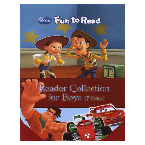 Disney Fun to Read, Learn to Read! Reader Collection For Boys 7종 Set