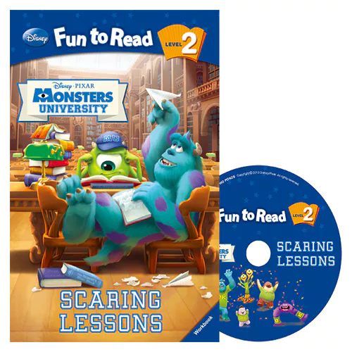 Disney Fun to Read, Learn to Read! 2-24 / Scary Lessons (Monsters University) Student&#039;s Book with Workbook &amp; Audio CD(1)