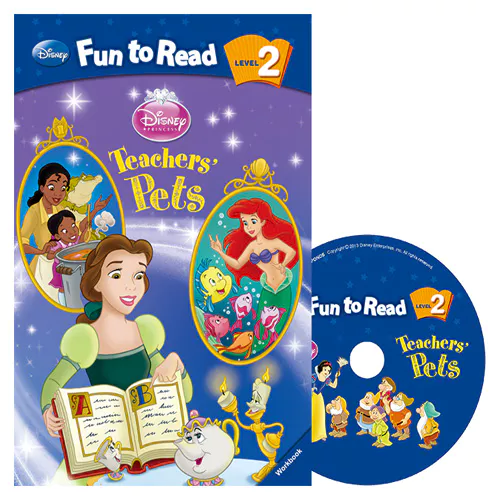 Disney Fun to Read, Learn to Read! 2-25 / Teachers’ Pets (Disney Princess) Student&#039;s Book with Workbook &amp; Audio CD(1)