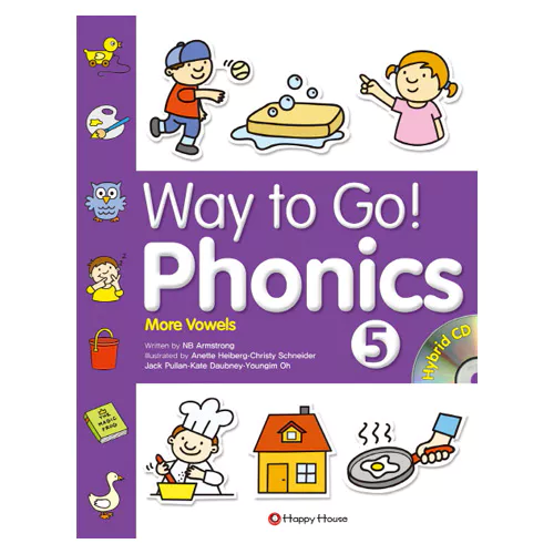 Way to Go! Phonics 5 More Vowels Student&#039;s Book with Workbook &amp; Hybrid CD(2)