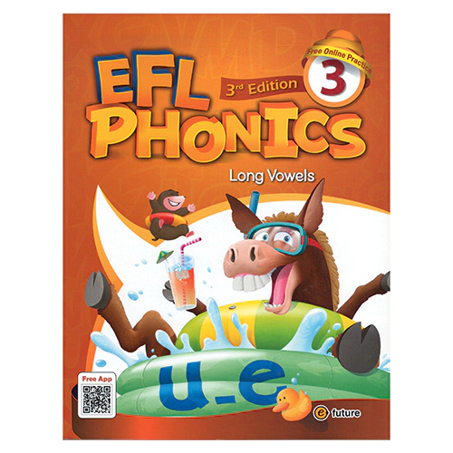 EFL Phonics 3 Long Vowels Student&#039;s Book with Workbook &amp; Digital CD(1) &amp; Audio CD(1) (3rd Edition) [QR]
