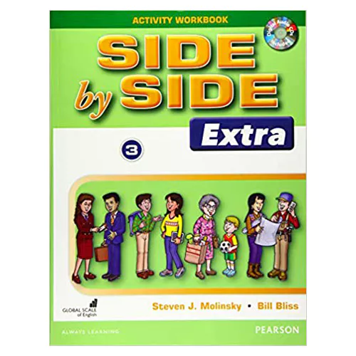 Side by Side Extra 3 Activity Workbook with CD (3rd Edition)