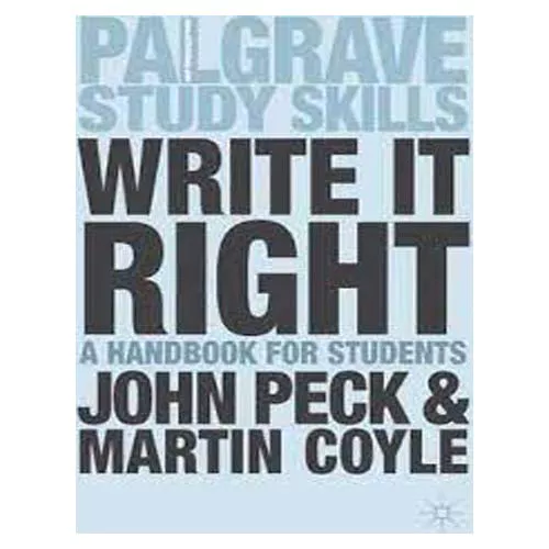 Write it Right (Palgrave series)