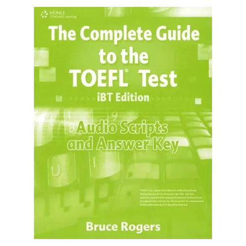 Complete Guide to the TOEFL Test iBT Edition Audio Scripts and Answer Key
