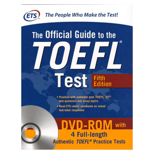 The Official Guide to the TOEFL Test Student&#039;s Book with CD-ROM &amp; 4 Full Length Authentic TOFEL Practice Tests (5th Edition)