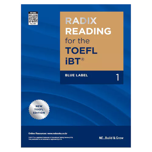 RADIX Reading for the TOEFL iBT Blue Label 1 Student&#039;s Book with Answer Key &amp; Audio Scripts (2021)