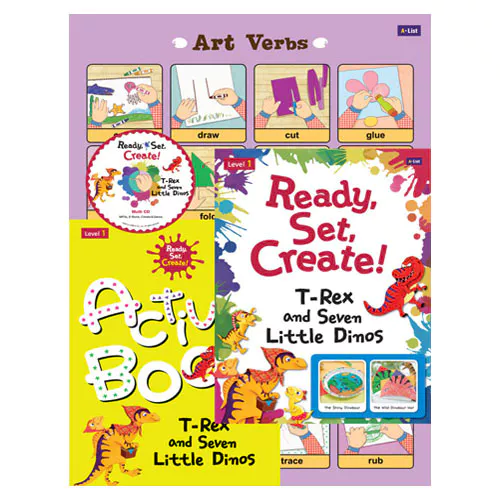 Ready, Set, Create! Level 1 Multi-CD Set / T-Rex and Seven Little Dinos
