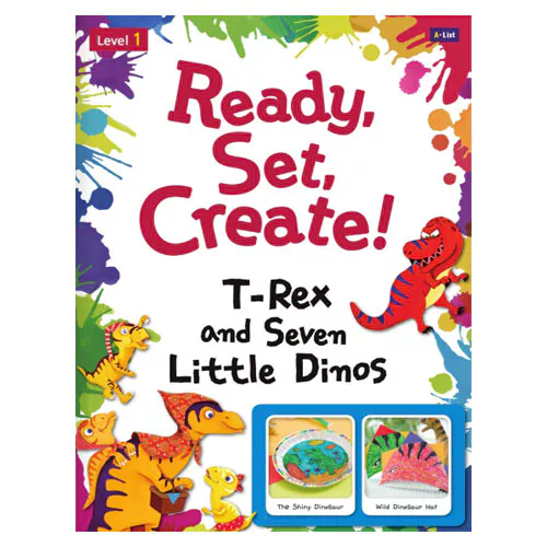 Ready, Set, Create! Level 1 / T-Rex and Seven Little Dinos Student&#039;s Book with Multi-CD(1)