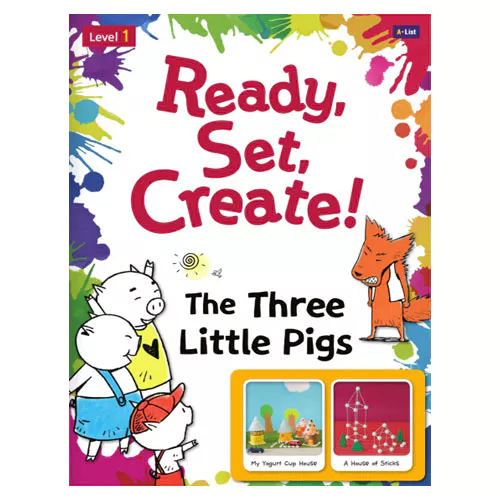 Ready, Set, Create! Level 1 / The Three Little Pigs Student&#039;s Book with Multi-CD(1)