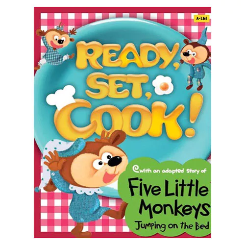 Ready, Set, Cook! Level 1 / Five Little Monkeys Jumping on the Bed Student&#039;s Book with Multi-CD(1)