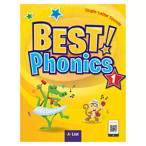 Best! Phonics 1 Single-Letter Sounds Student&#039;s Book with Readers &amp; App
