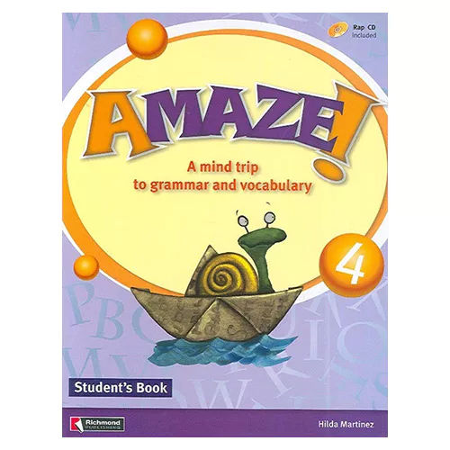 Amaze!: A mind trip to grammar and vocabulary 4 Student&#039;s Book with Rap CD(1)