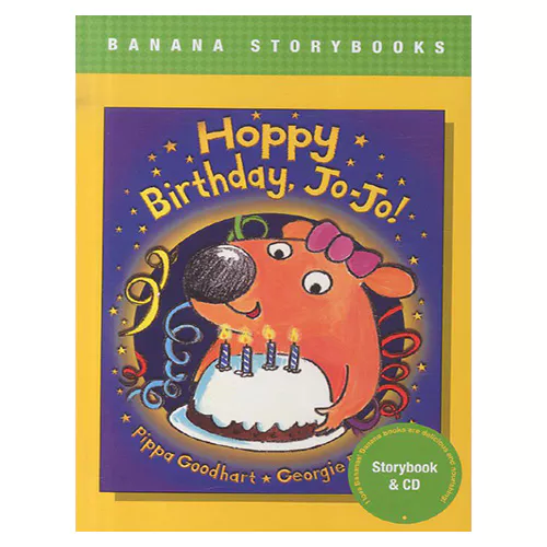Banana Storybook Green -L3-Hoppy birthday jo jo (Storybook + Audio CD)