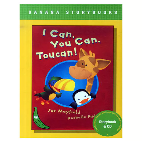 Banana Storybook Green -L9-I can you can toucan (Storybook + Audio CD)