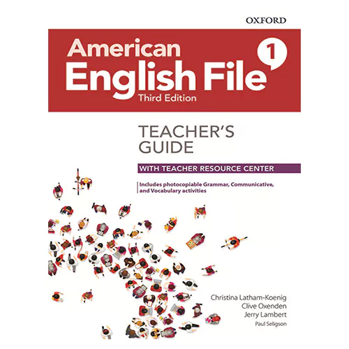 American English File 1 Teacher&#039;s Guide with Teacher Resource Center (3rd Edition)