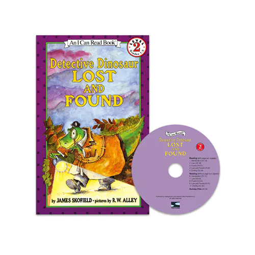 An I Can Read Book 2-19 TICR CD Set / Detective Dinosaur Lost and Found