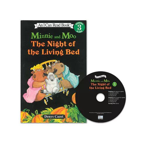 An I Can Read Book 3-21 TICR CD Set / Minnie and Moo: Night of the Living Be