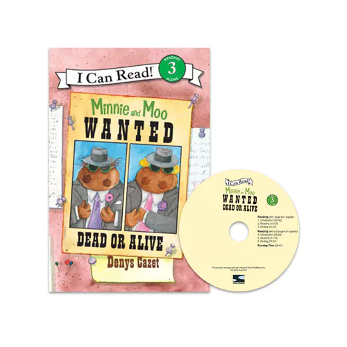An I Can Read Book 3-25 TICR CD Set / Minnie and Moo: Wanted Dead or Alive