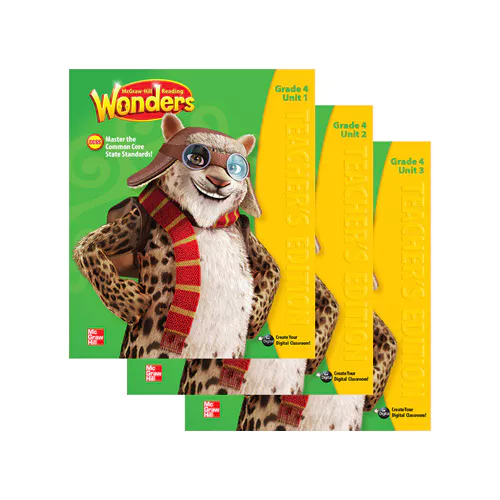 Wonders Grade 4.1~4.3 Teacher&#039;s Guide Package