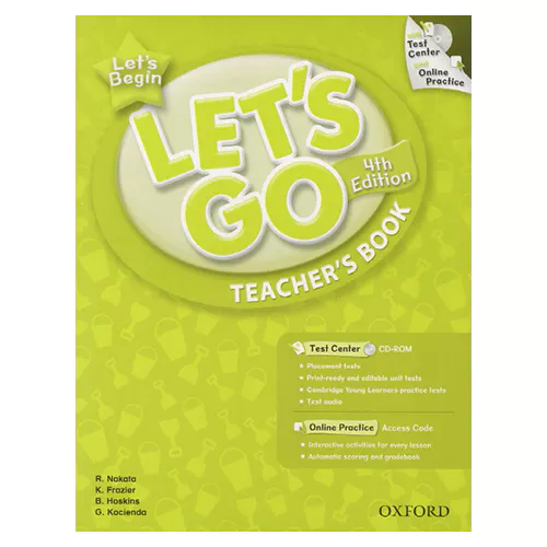 Let&#039;s Go Begin Teacher&#039;s Book  (Test center and Online Practice) (4th Edition)