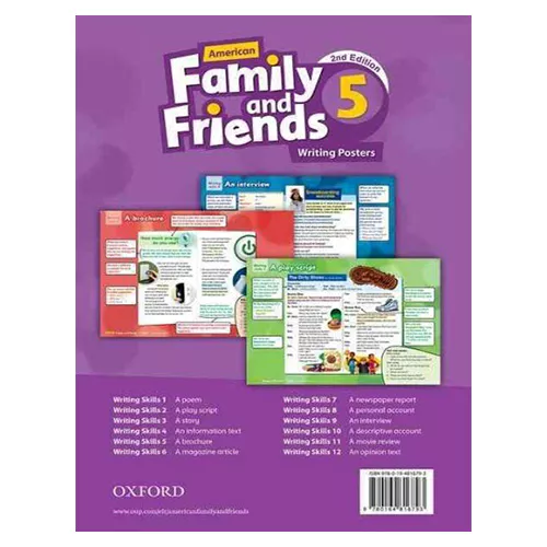 American Family and Friends 5 Writing Posters (2nd Edition)