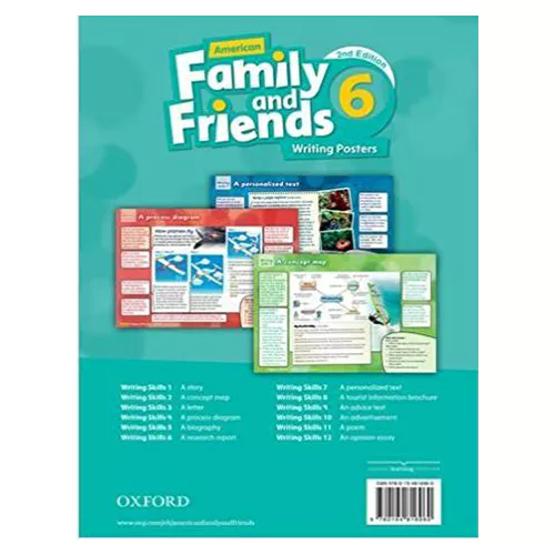 American Family and Friends 6 Writing Posters (2nd Edition)