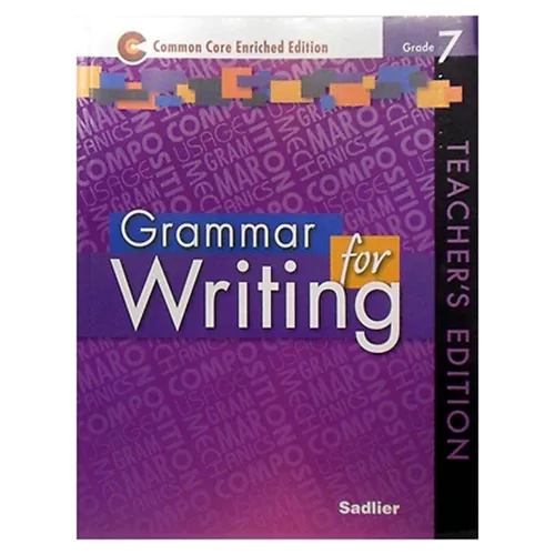 Grammar for Writing Teacher&#039;s Guide Purple (enriched)