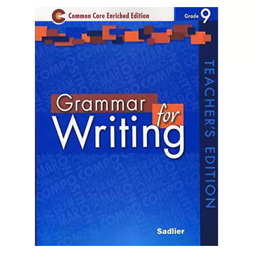 Grammar for Writing Teacher&#039;s Guide Blue (G-09) (enriched)