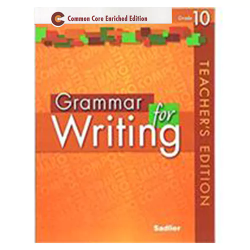 Grammar for Writing Teacher&#039;s Guide Orange (G-10) (enriched)
