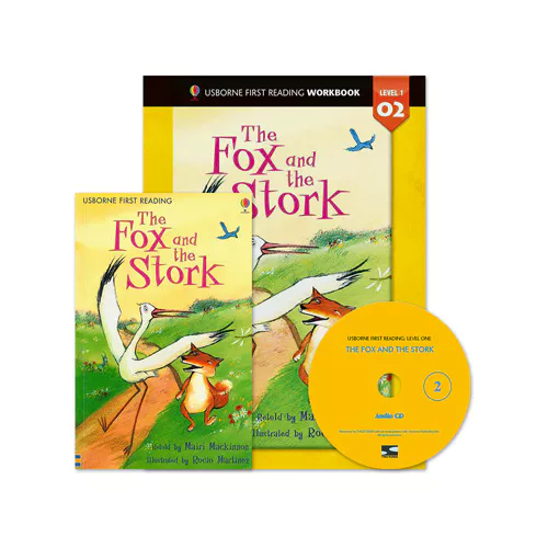 Usborne First Reading Workbook Set 1-02 / Fox and the Stork, The