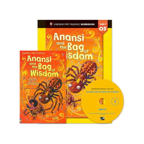 Usborne First Reading Workbook Set 1-05 / Anansi and the Bag of Wisdom