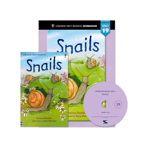 Usborne First Reading Workbook Set 2-19 / Snails