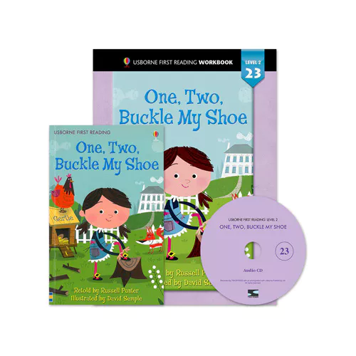 Usborne First Reading Workbook Set 2-23 / One, Two, Buckle My Shoe