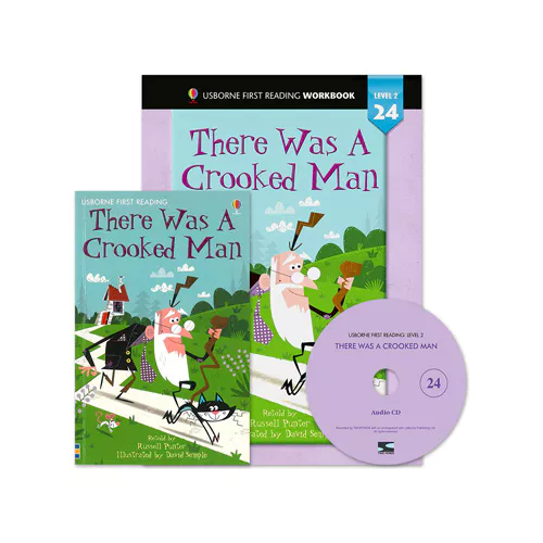 Usborne First Reading Workbook Set 2-24 / There Was a Crooked Man