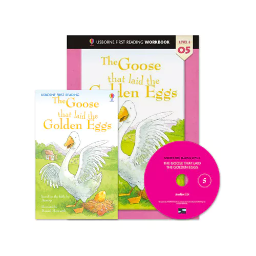 Usborne First Reading Workbook Set 3-05 / Goose that laid the Golden Egg