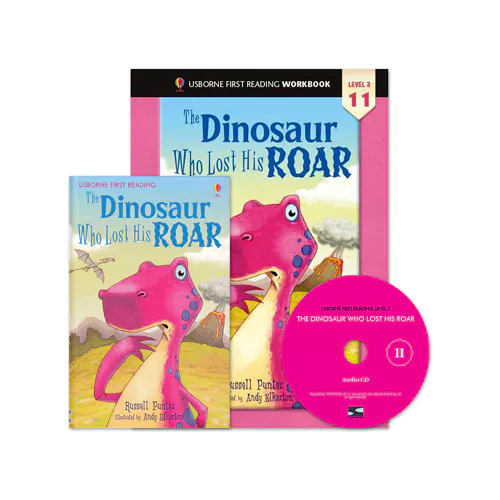 Usborne First Reading Workbook Set 3-11 / Dinosaur Who Lost His Roar