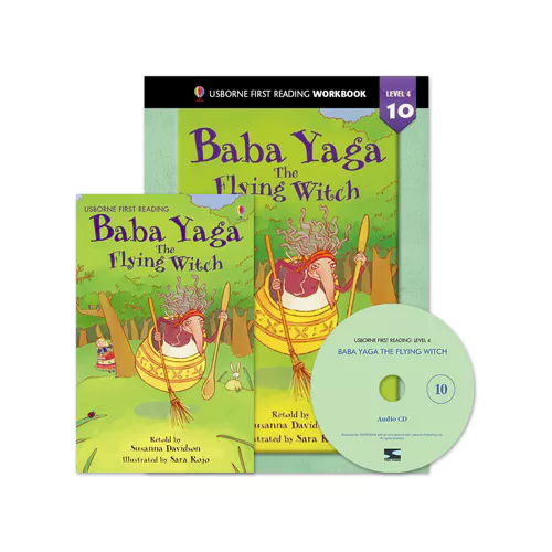 Usborne First Reading Workbook Set 4-10 / Baba Yaga - The Flying Witch