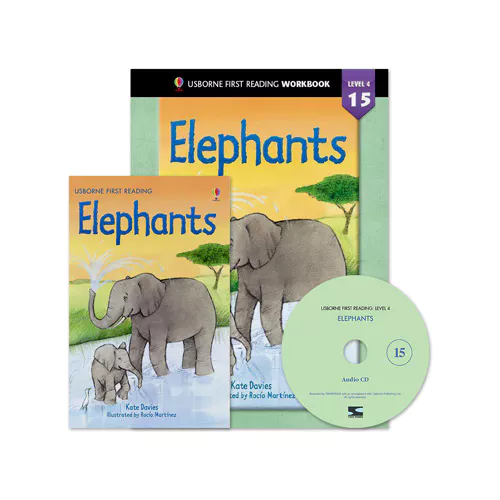 Usborne First Reading Workbook Set 4-15 / Elephants