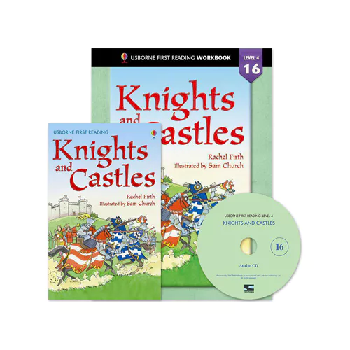 Usborne First Reading Workbook Set 4-16 / Knights and Castles