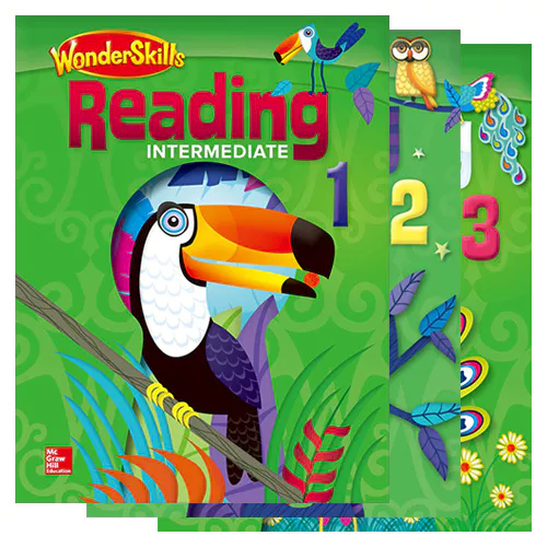 WonderSkills Reading Intermediate Set (1~3) Student&#039;s Book with Workbook &amp; Audio CD
