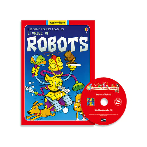 Usborne Young Reading Activity Book 1-25 / Stories of Robots