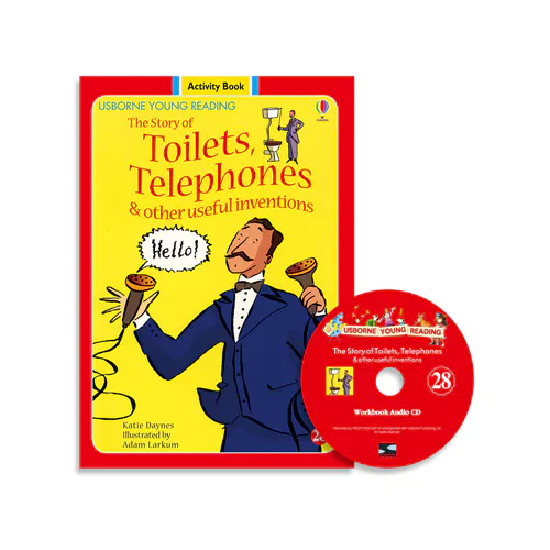 Usborne Young Reading Activity Book 1-28 / Story of Toilets, Telephones and othe