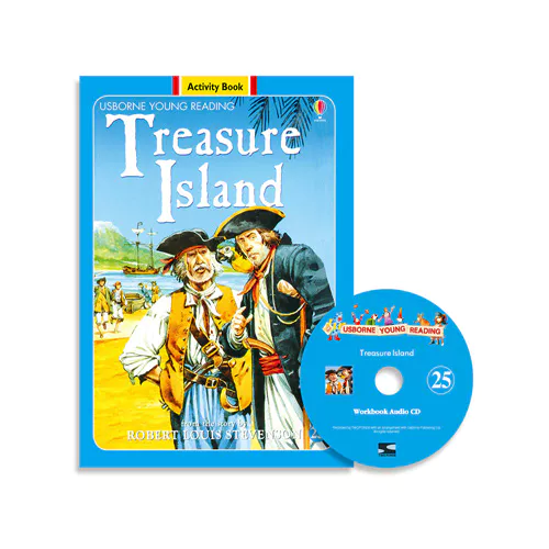 Usborne Young Reading Activity Book 2-25 / Treasure Island