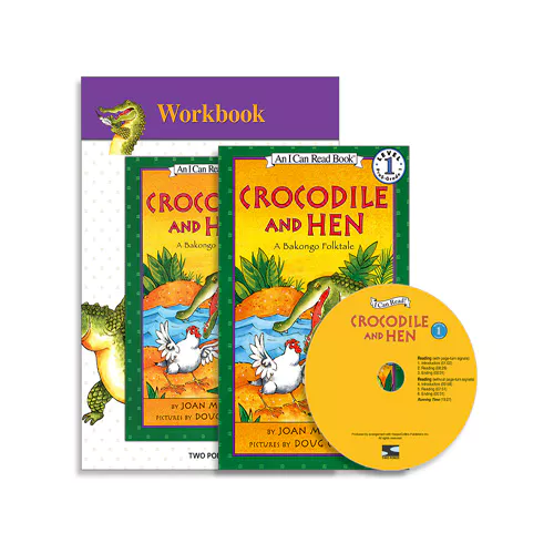 An I Can Read Book 1-06 ICR Workbook Set / Crocodile and Hen