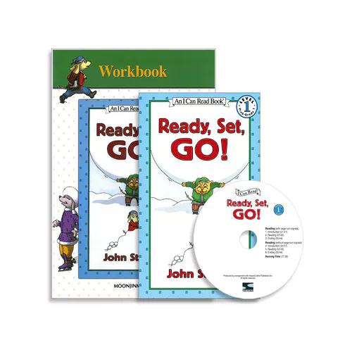An I Can Read Book 1-15 ICR Workbook Set / Ready, Set, Go!