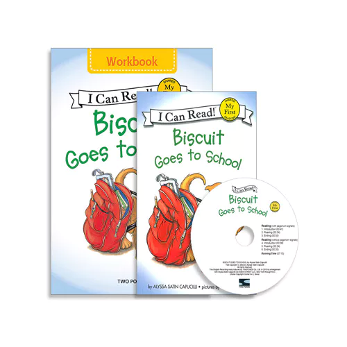 An I Can Read Book My First-04 ICR Workbook Set / Biscuit Goes to School