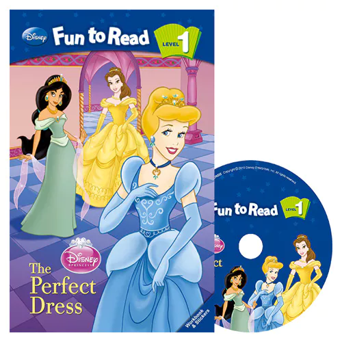 Disney Fun to Read, Learn to Read! 1-08 / The Perfect Dress (Disney Princess) Student&#039;s Book with Workbook &amp; Audio CD(1)